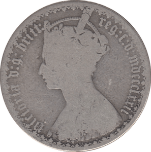 1872 FLORIN ( FAIR ) DIE 53 - Florin - Cambridgeshire Coins