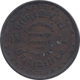 1872 GEORGE MC CAUL TOKEN - Token - Cambridgeshire Coins