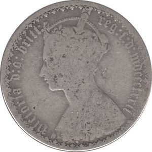 1872 ONE FLORIN ( FAIR ) DIE 80 - Florin - Cambridgeshire Coins