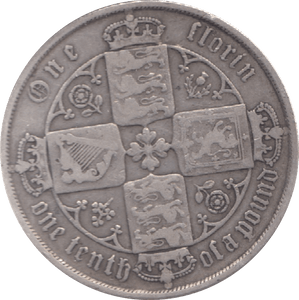 1873 FLORIN DIE 212 ( FINE ) - Florin - Cambridgeshire Coins