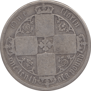 1873 FLORIN ( FAIR ) 8 DIE 187 - Florin - Cambridgeshire Coins