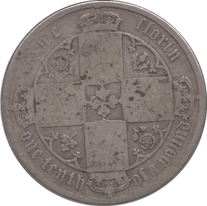 1873 FLORIN ( FAIR ) 9 DIE 191 - Florin - Cambridgeshire Coins
