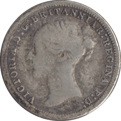 1873 SILVER THREEPENCE ( FAIR ) - Threepence - Cambridgeshire Coins