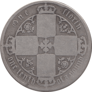 1874 FLORIN ( FAIR ) DIE 28 - Florin - Cambridgeshire Coins