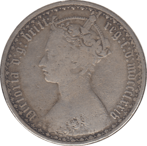 1874 FLORIN (FINE ) DIE 38 - Florin - Cambridgeshire Coins