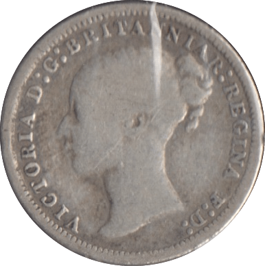1874 SILVER THREEPENCE ( FAIR ) - Threepence - Cambridgeshire Coins