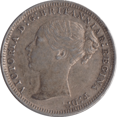 1874 SILVER THREEPENCE ( GVF ) - Threepence - Cambridgeshire Coins