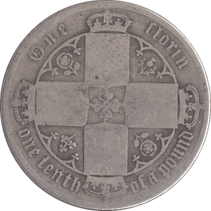 1875 FLORIN ( FAIR ) - FLORIN - Cambridgeshire Coins