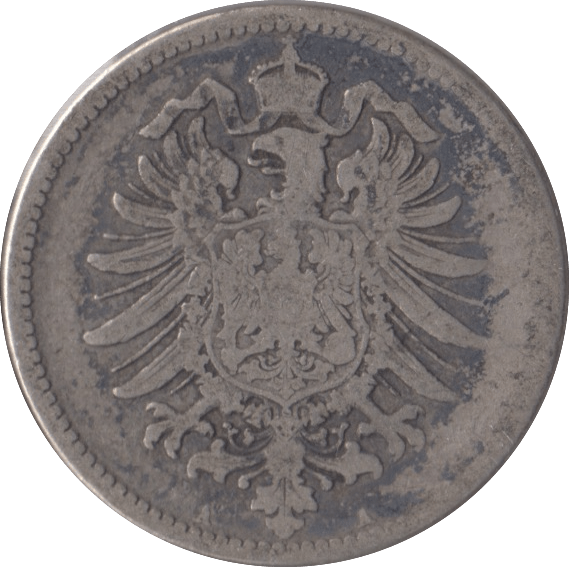 1875 GERMANY SILVER 1 MARK SILVER WORLD COINS Cambridgeshire Coins