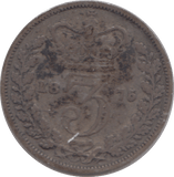 1875 SILVER THREEPENCE ( FAIR ) - Cambridgeshire Coins