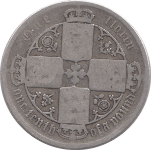 1876 FLORIN ( FAIR ) - FLORIN - Cambridgeshire Coins