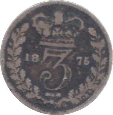 1876 THREEPENCE ( FAIR ) 18 - Threepence - Cambridgeshire Coins
