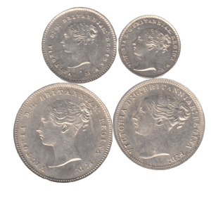 1878 MAUNDY SET VICTORIA - Maundy Set - Cambridgeshire Coins