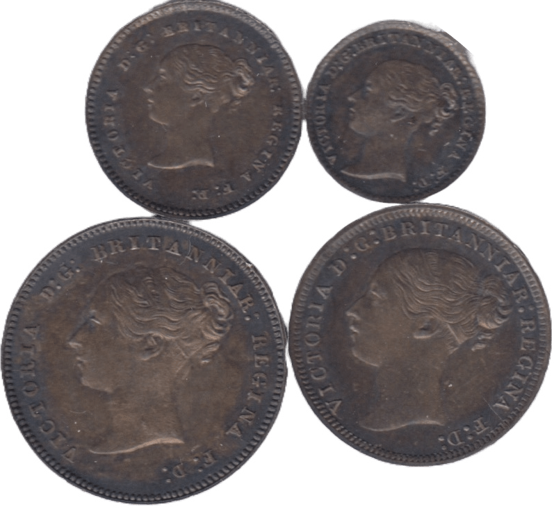 1879 MAUNDY SET VICTORIA - Maundy Set - Cambridgeshire Coins