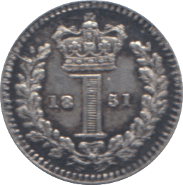 1881 MAUNDY ONEPENCE ( EF ) - Maundy Coins - Cambridgeshire Coins