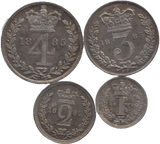 1885 MAUNDY SET VICTORIA - Maundy Set - Cambridgeshire Coins