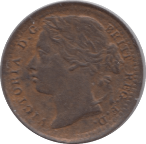 1885 ONE THIRD FARTHING ( AUNC ) - one third farthing - Cambridgeshire Coins