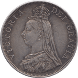 1887 DOUBLE FLORIN ( EF ) - Double Florin - Cambridgeshire Coins