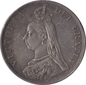 1887 DOUBLE FLORIN ( EF ) - Double Florin - Cambridgeshire Coins