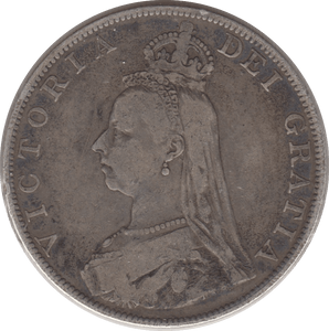 1887 DOUBLE FLORIN ( FINE ) 6 - DOUBLE FLORIN - Cambridgeshire Coins