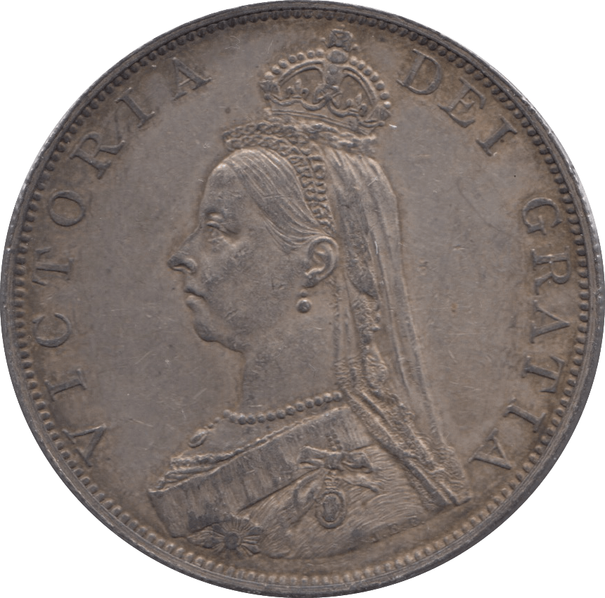 1887 DOUBLE FLORIN ( GVF ) 1 - Double Florin - Cambridgeshire Coins