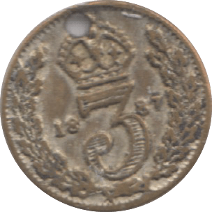 1889 TOY MONEY THREEPENCE - TOY MONEY - Cambridgeshire Coins