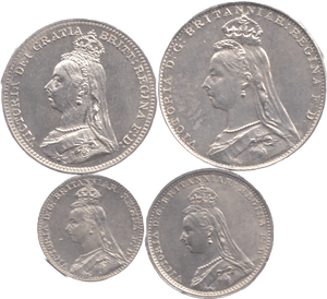 1890 MAUNDY SET VICTORIA - Maundy Set - Cambridgeshire Coins