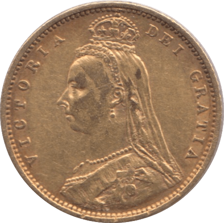 1892 GOLD HALF SOVEREIGN ( EF ) - Half Sovereign - Cambridgeshire Coins