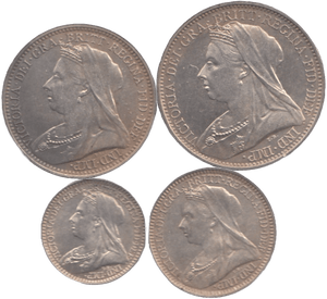 1893 MAUNDY SET VICTORIA - Maundy Set - Cambridgeshire Coins