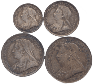 1893 MAUNDY SET - Maundy Set - Cambridgeshire Coins