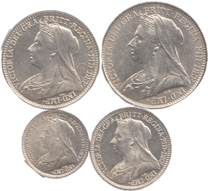 1894 MAUNDY SET VICTORIA - Maundy Set - Cambridgeshire Coins