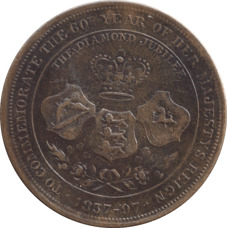 1897 DIAMOND JUBILEE MEDAL 2 - WORLD COINS - Cambridgeshire Coins