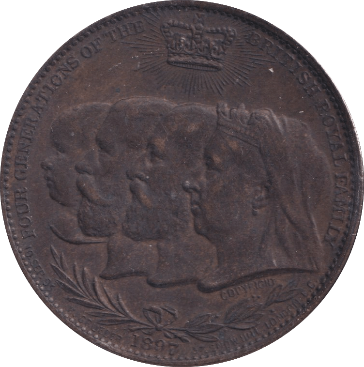 1897 DIAMOND JUBILEE MEDAL - WORLD COINS - Cambridgeshire Coins