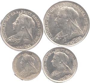1900 MAUNDY SET VICTORIA - Maundy Set - Cambridgeshire Coins