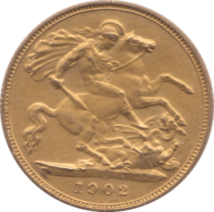 1902 GOLD HALF SOVEREIGN ( MATT PROOF ) - Half Sovereign - Cambridgeshire Coins