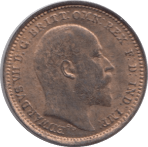 1902 ONE THIRD FARTHING ( UNC ) 2 - One Third Farthing - Cambridgeshire Coins