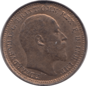 1902 ONE THIRD FARTHING ( UNC ) 3 - One Third Farthing - Cambridgeshire Coins