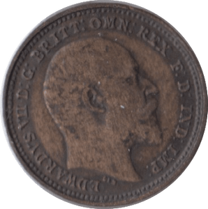 1902 ONE THIRD FARTHING ( VF ) - One Third Farthing - Cambridgeshire Coins