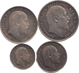 1904 MAUNDY SET EDWARD VII - Maundy Set - Cambridgeshire Coins