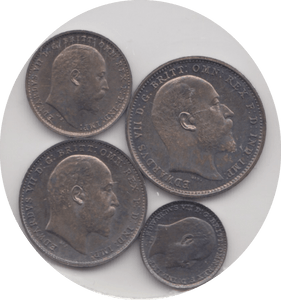 1905 MAUNDY SET ( BU ) - MAUNDY COINS - Cambridgeshire Coins