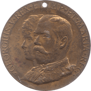1911 GEORGE V AND QUEEN MARY CORONATION MEDALLION - MEDALLIONS - Cambridgeshire Coins