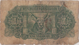 1946 ONE ANGOLAR PORTUGAL BANKNOTE REF 1579 - World Banknotes - Cambridgeshire Coins