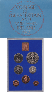 1977 ROYAL MINT PROOF SET - ROYAL MINT PROOF SET - Cambridgeshire Coins