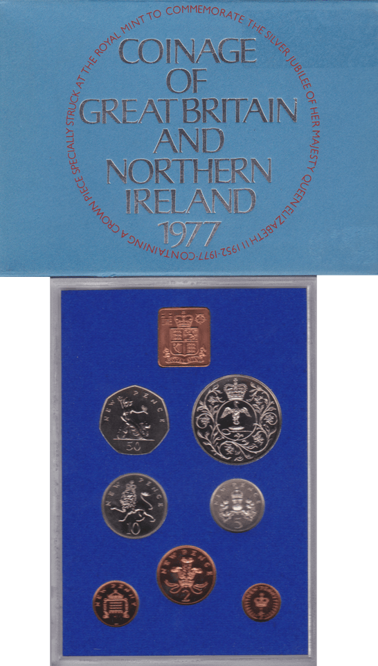 1977 ROYAL MINT PROOF SET - ROYAL MINT PROOF SET - Cambridgeshire Coins