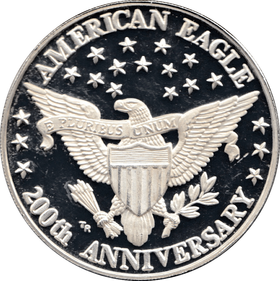 1982 TROY OUNCE SILVER 200TH ANNIVERSARY AMERICAN EAGLE USA SILVER