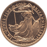 1987 GOLD PROOF £25 1/4 OUNCE BRITANNIA - GOLD BRITANNIAS - Cambridgeshire Coins