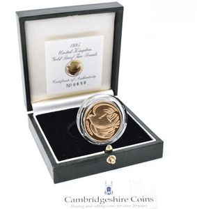 1995 Gold Proof £2 Dove Of Peace Coin Box COA Bullion Double Sovereign - Gold Proof £2 - Cambridgeshire Coins