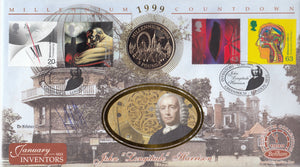 1999 MILENNIUM COUNTDOWN £5 COIN COVER SIGNED BY DR KIRSTEN LIPPINCOT REF CC42 - coin covers - Cambridgeshire Coins