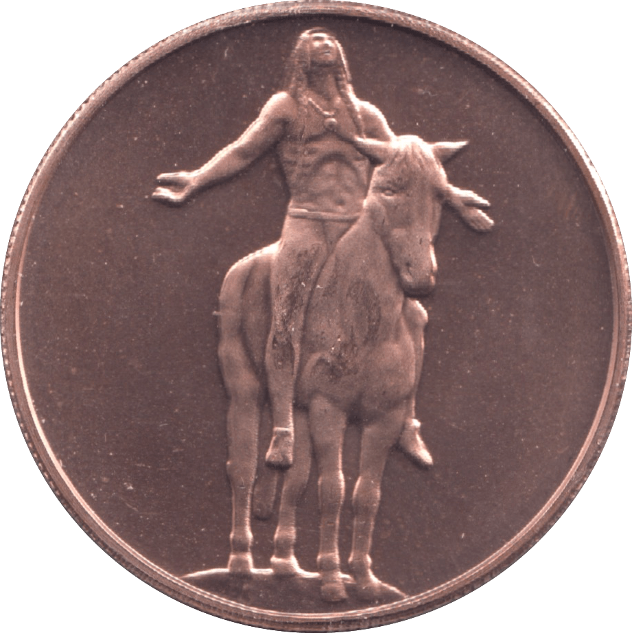 1oz FINE COPPER .999 AMERICAN INDIAN SERIES REF E51 - Copper 1 oz Coins - Cambridgeshire Coins