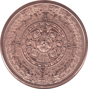 1oz FINE COPPER .999 AZTEC REF E13 - Copper 1 oz Coins - Cambridgeshire Coins